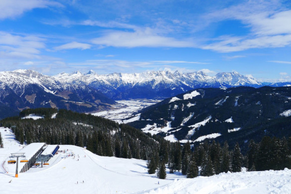 Wintersport in den Alpen