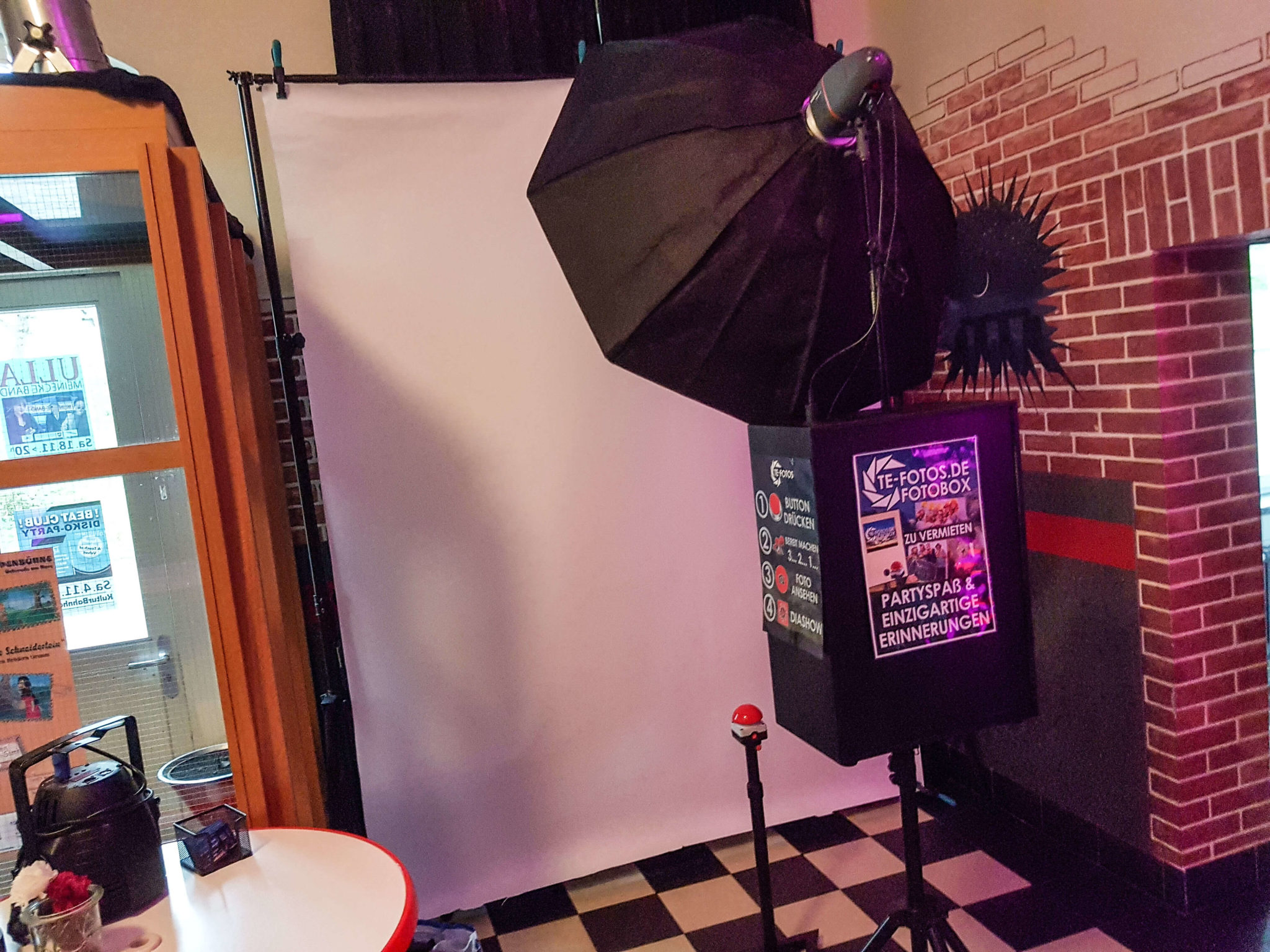 Fotobox Hofgeismar exemplarischer Aufbau